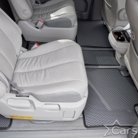 Коврики текстильные на Toyota Sienna III 6 мест (2010-2020)