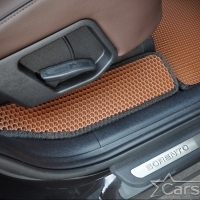 Коврики текстильные на Kia Sorento III Prime 3 ряда (2014-2020)