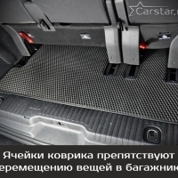 Коврики текстильные на Citroen SpaceTourer 8 мест, не Long (2016-2024)