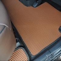 Двухслойные коврики EVA на Hyundai Santa Fe IV 3 ряда (2018-2020)