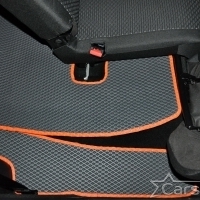 Двухслойные коврики EVA на Lada Largus I 3 ряда (2012-2021)