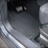 Двухслойные коврики EVA на Mercedes-Benz GL-klasse II X166 3 ряда (2012-2015)