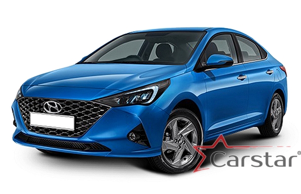 Двухслойные коврики EVA для Hyundai Solaris II рестайл (2020->)