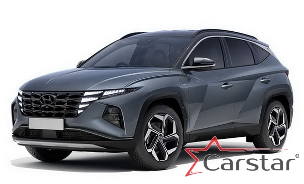 Двухслойные коврики EVA для Hyundai Tucson IV (2020->) 